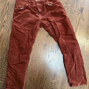 Todd Snyder Men's Brick Corduroy Pants